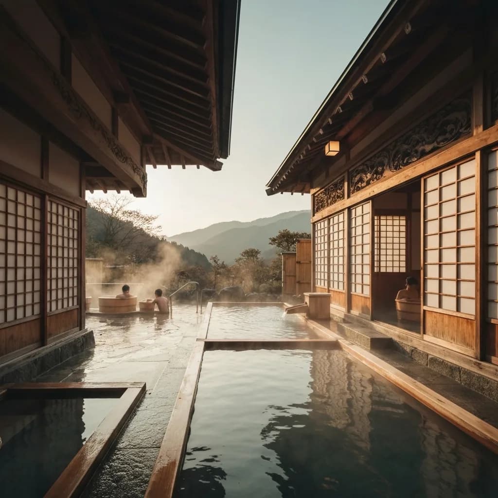 Relaks w tradycyjnym onsen