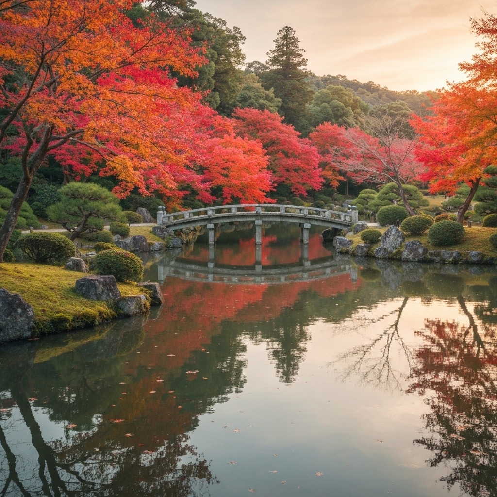 Koyo season in Japan